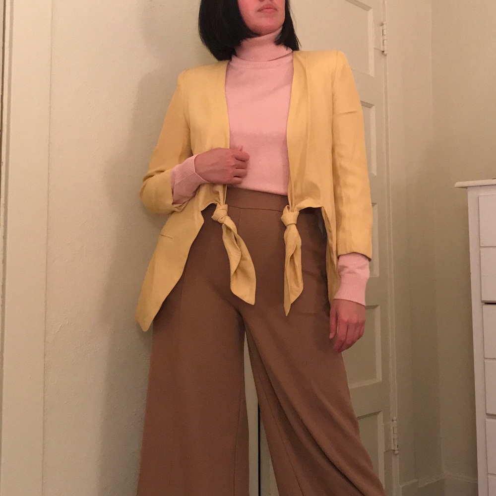 Yellow Tie Vintage Blazer